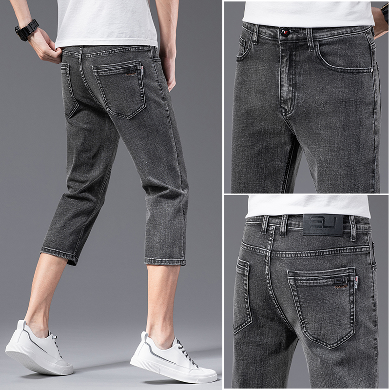 OE666: Quần short ngố denim mùa hè cho nam cao cấp
