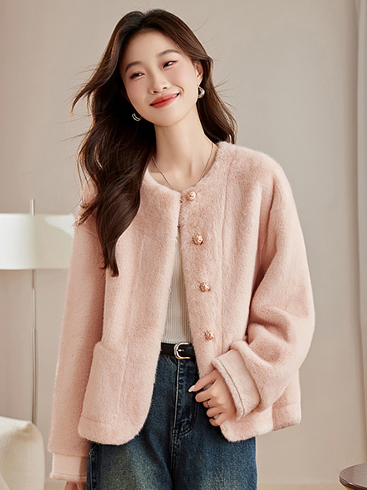 OC949: Áo khoác lông nữ cao cấp