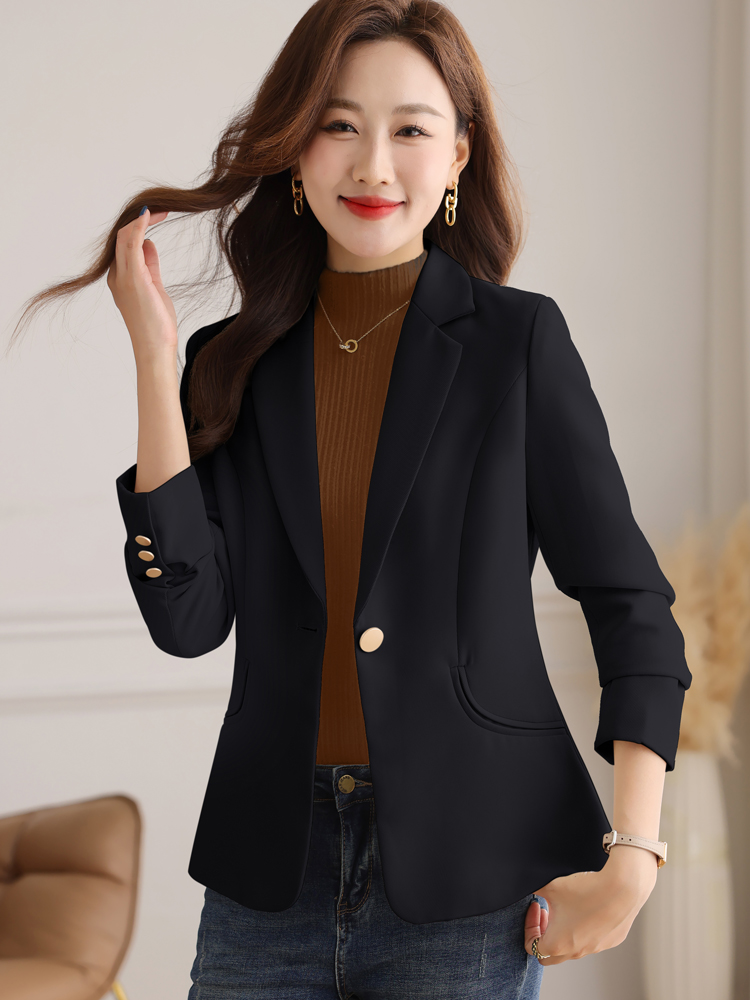 OC481: áo khoác vest nữ trung niên cao cấp Phong Cách Châu Âu
