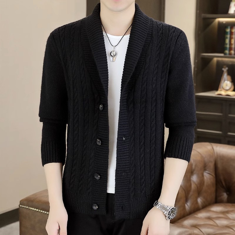 Mã B088: Áo len cardigan cổ chữ V phong cách Hàn Quốc