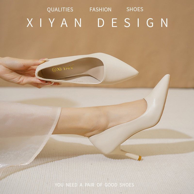 OE356: giày cao gót nữ không mỏi chân giày đơn