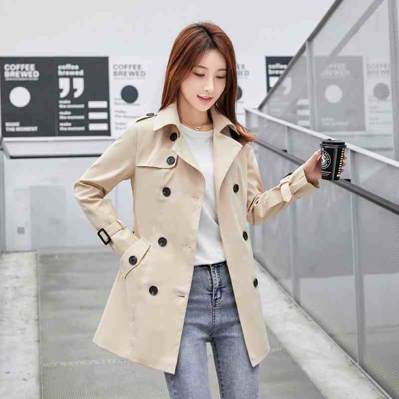 C166: Áo khoác kaki nữ thu đông mới cao cấp