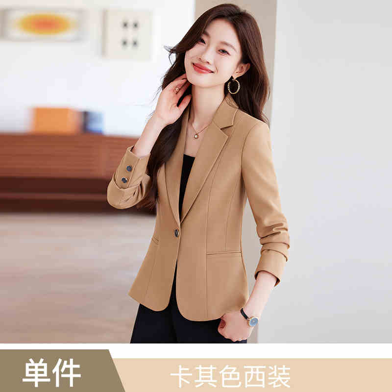 OD1062: áo khoác vest nữ màu trơn cao cấp