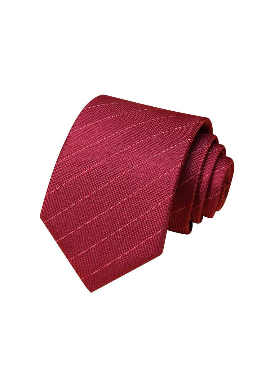 OD401: Cà vạt nam màu đỏ twill cao cấp