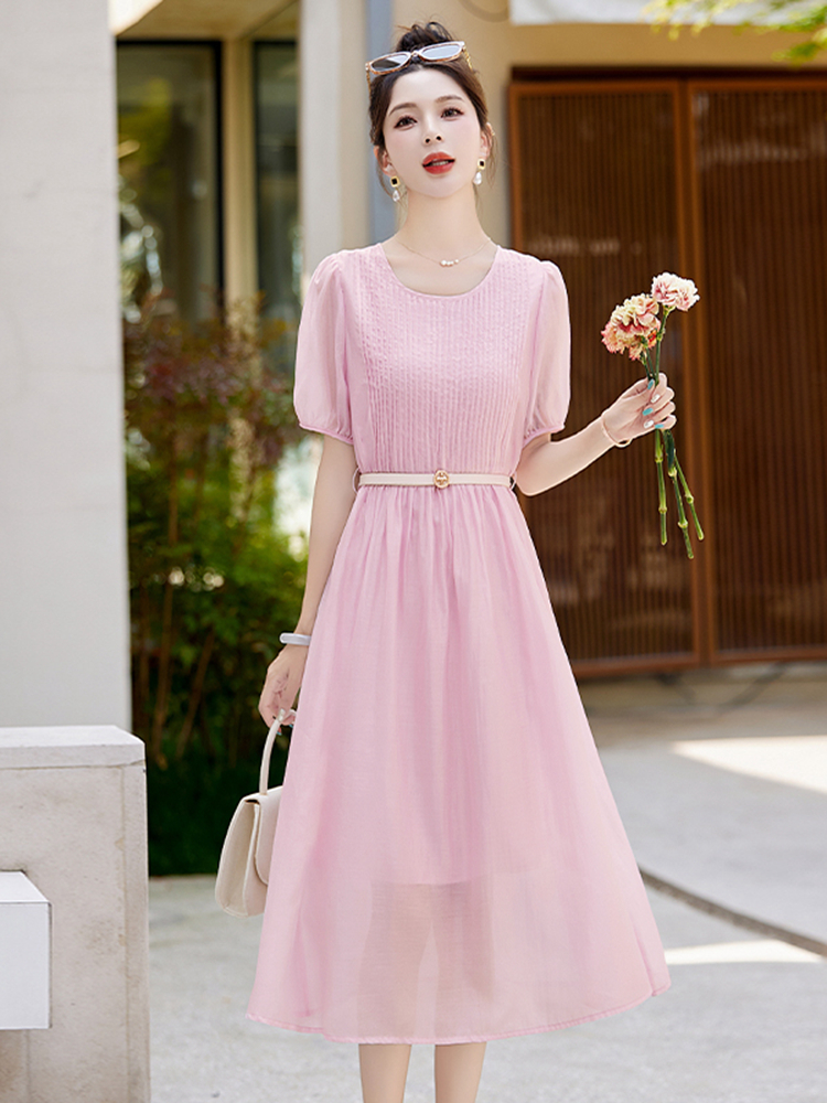 OD603: Váy Tencel giảm tuổi váy dài kiểu Pháp