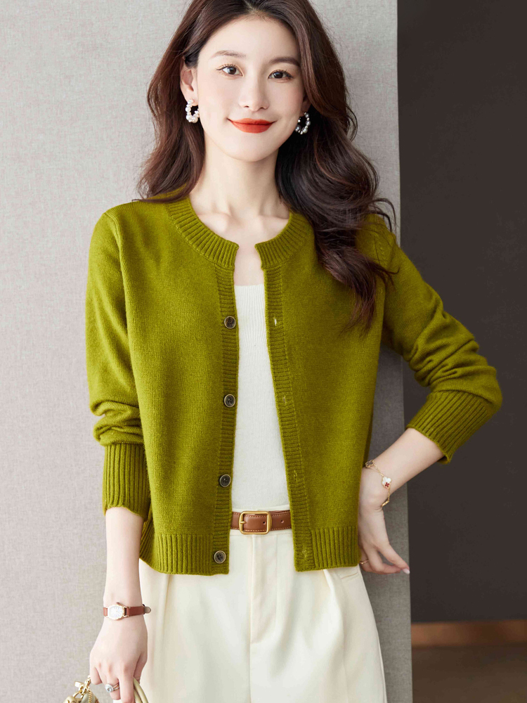 OD534: áo khoác nữ Dệt Kim Cardigan