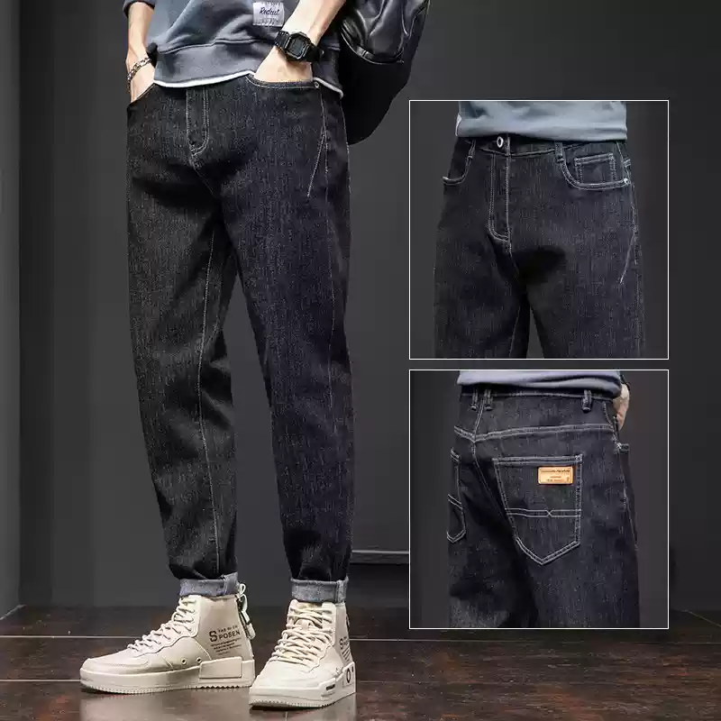 OD1046: Quần Jeans Nam Chân Thẳng Slim Pint Thời Trang Thương Hiệu