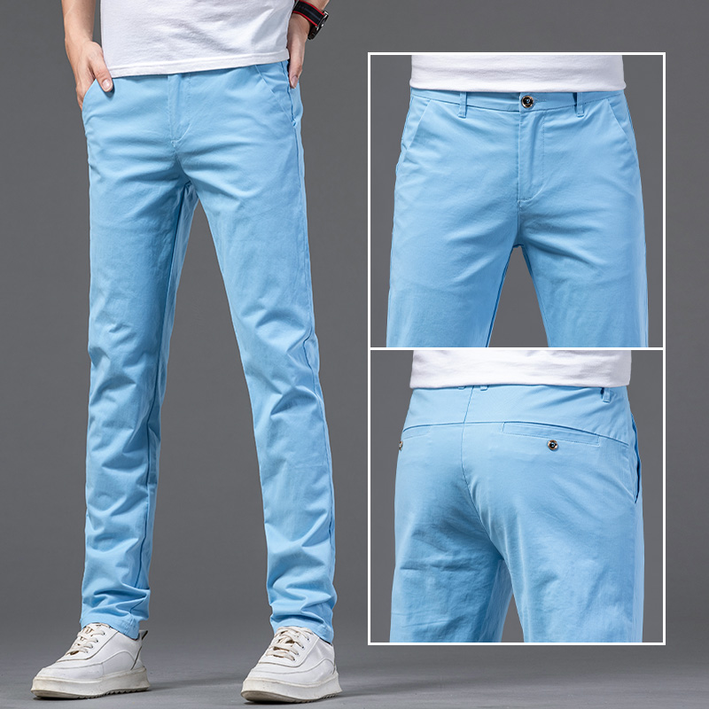 OE792: Quần dài cho nam Quần dài thẳng ôm dáng bằng cotton