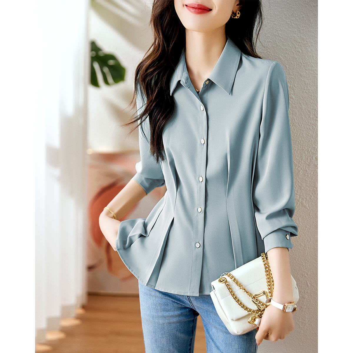 OD125: áo sơ mi nữ thiết kế cao cấp