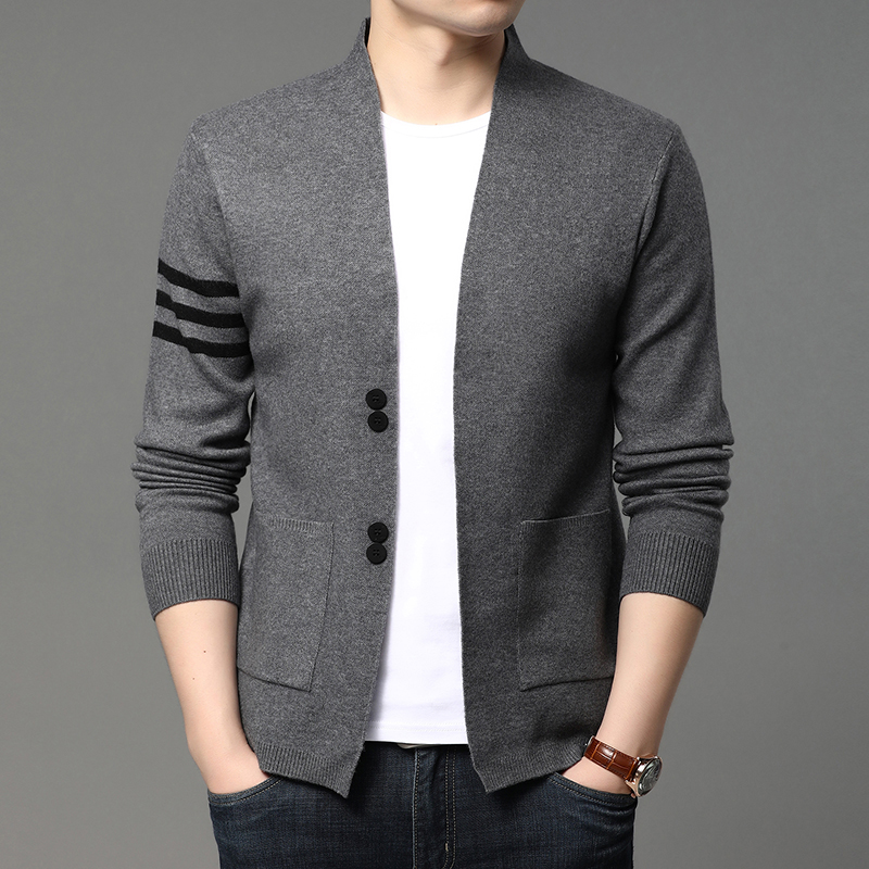 Mã B259: Áo Khoác Nam Cardigan Phong Cách Hàn Quốc