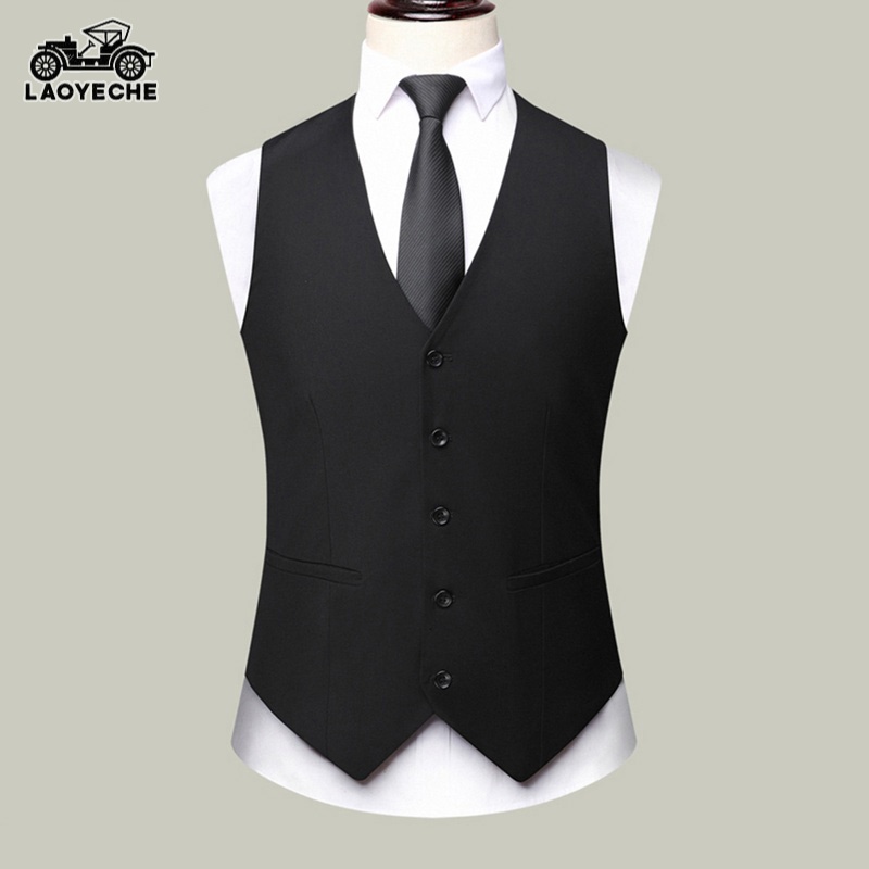 OE482: áo khoác vest cổ điển cho nam cao cấp thời trang vest cổ chữ V