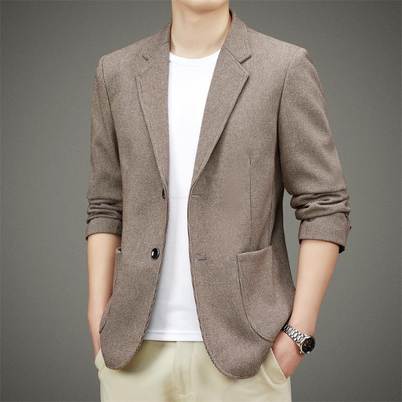 A986 :Áo Khoác cổ vest Hợp Thời Trang Nam Hàn Quốc