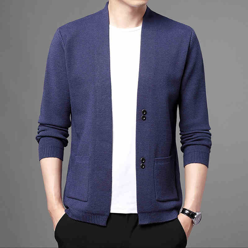 OC323: Áo khoác len cardigan nam cao cấp