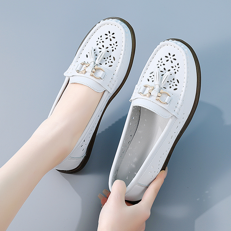 Mã B774: Giày da thật đế mềm giày da nhẹ