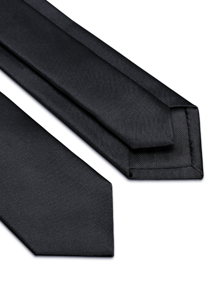 OD403: Cà vạt nam màu đen công sở chuyên nghiệp