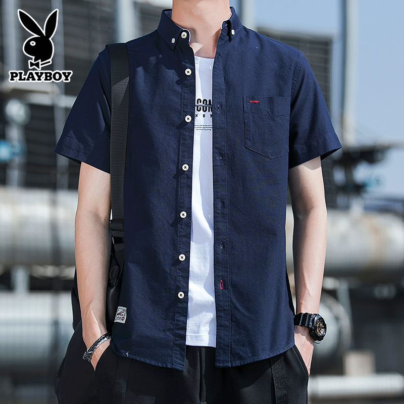 Mã C079: áo sơ mi nam oxford cotton công sở ngắn tay