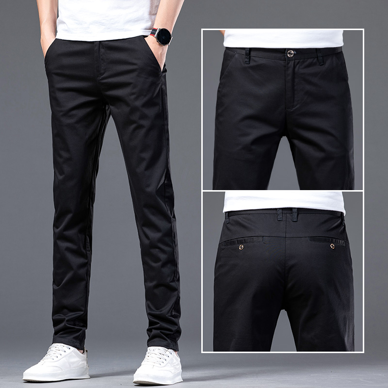 OE792: Quần dài cho nam Quần dài thẳng ôm dáng bằng cotton