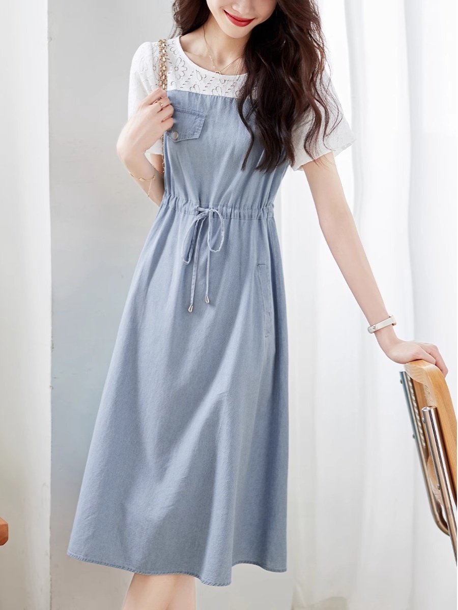Mã B716: đầm nữ mùa hè phong cách phương tây thời trang phối