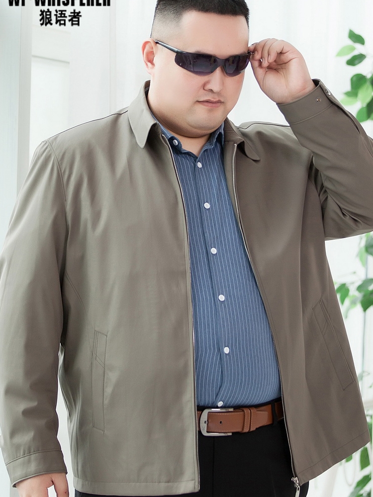 OD945: Áo khoác nam béo cỡ lớn fat plus size người béo dáng rộng