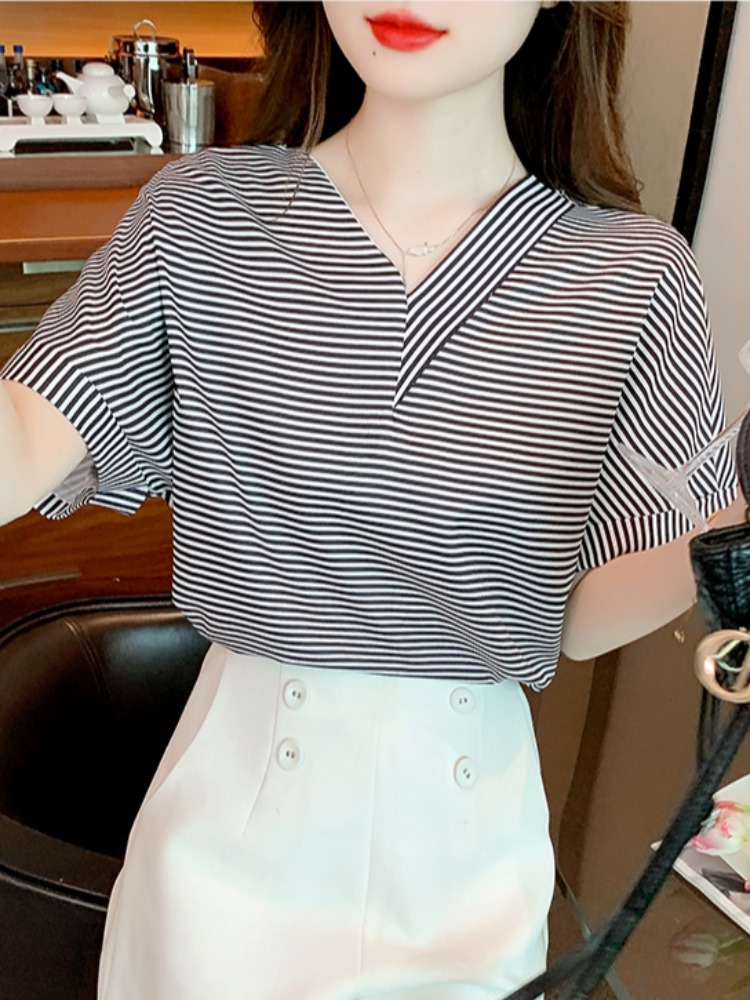 OD018: áo sơ mi nữ kẻ sọc cao cấp NK