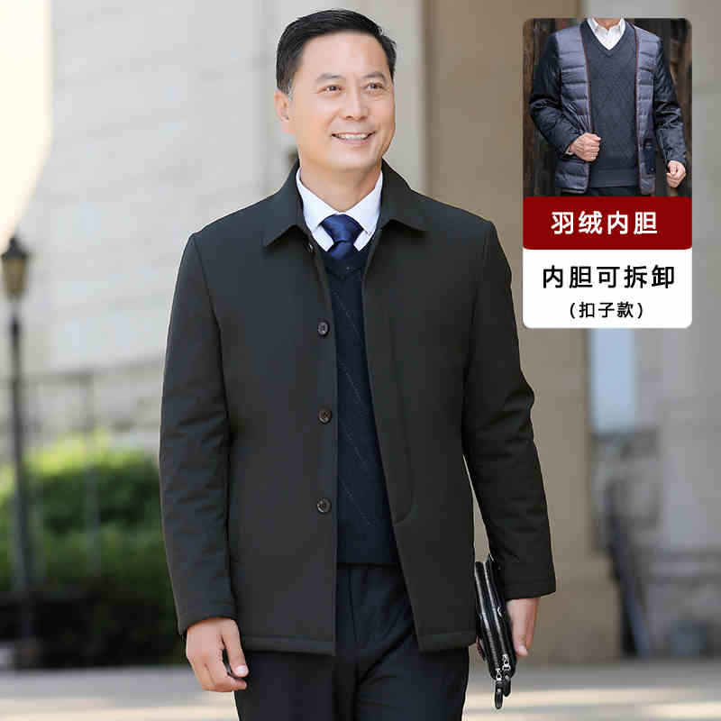 OD950: Áo khoác nhẹ nam trung niên mùa thu đông