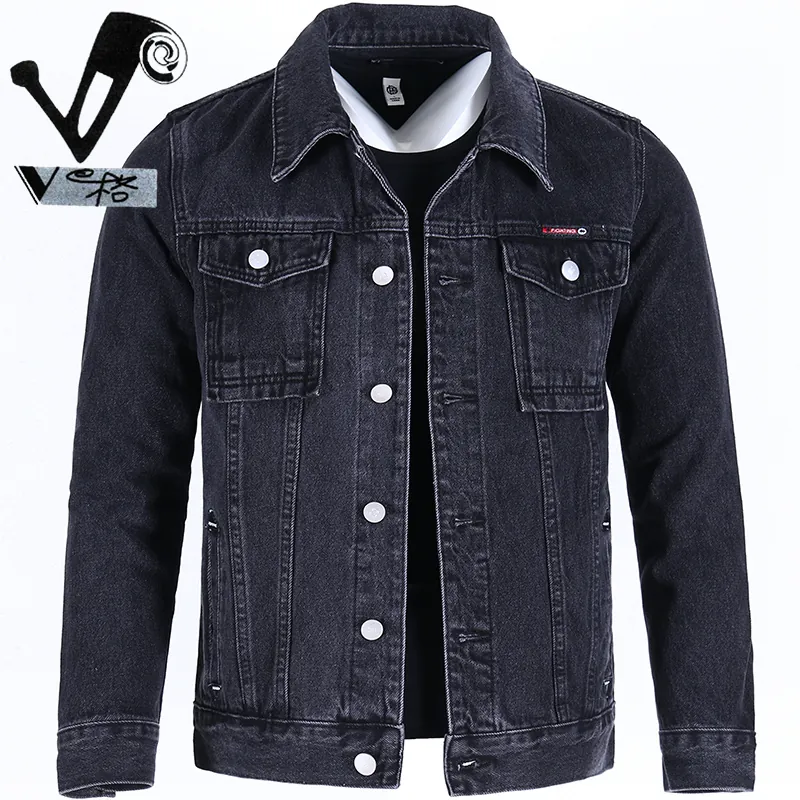 OH119: Áo khoác denim nam cao cấp dáng rộng