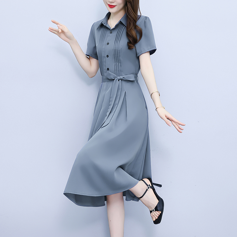 Mã B942: Đầm váy nữ Đơn Giản Thanh Lịch Nữ Mùa Hè