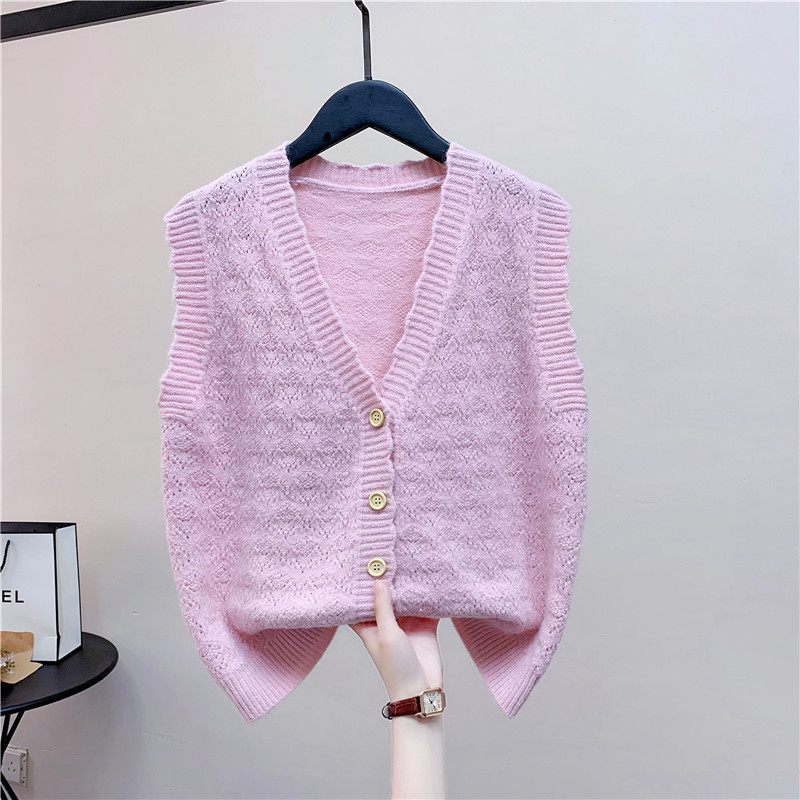 OD480: Áo Vest Nữ Áo Dệt Kim Cardigan