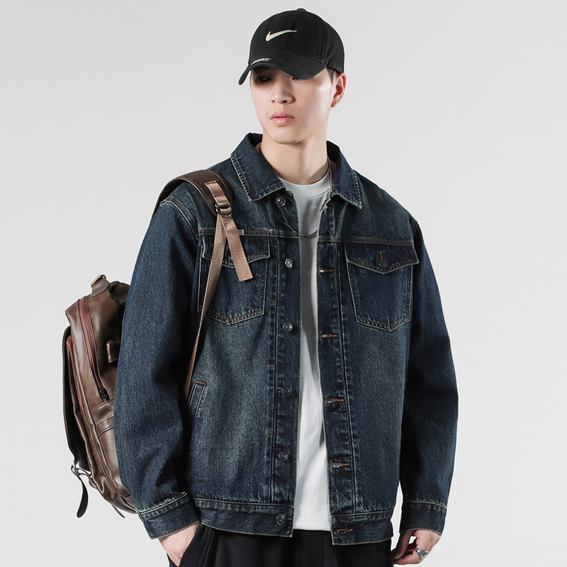 OE024: áo khoác jean denim nam nk