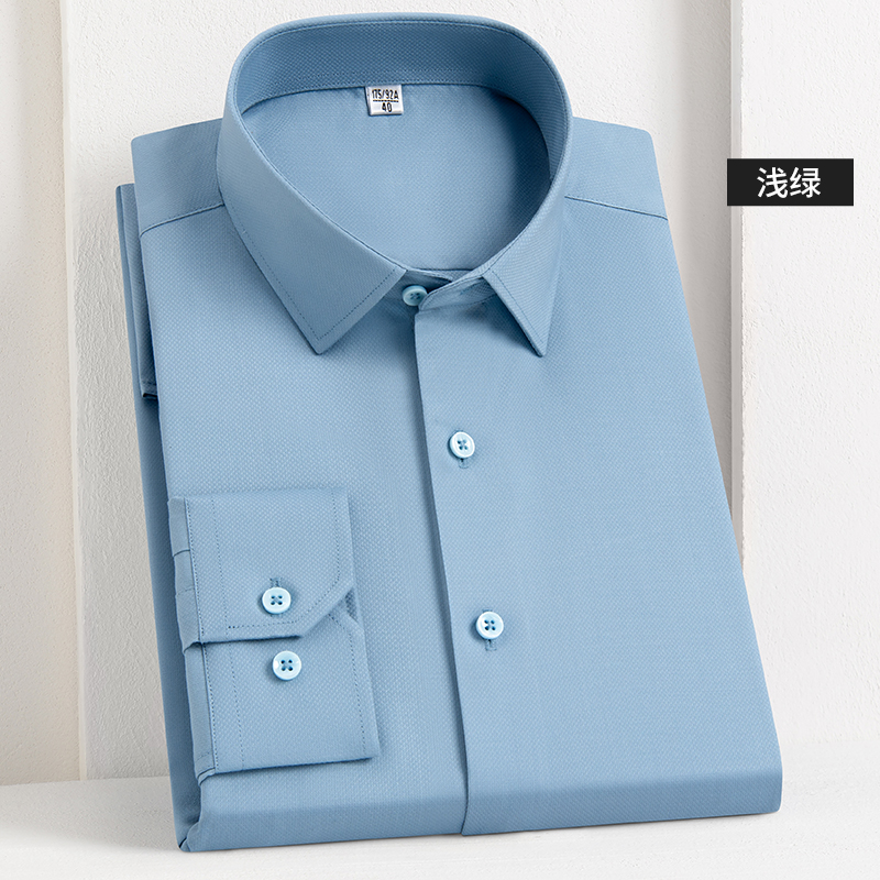 OE934: Áo sơ mi nam cao cấp tay dài Lyocell Tencel Modal trang trọng công sở