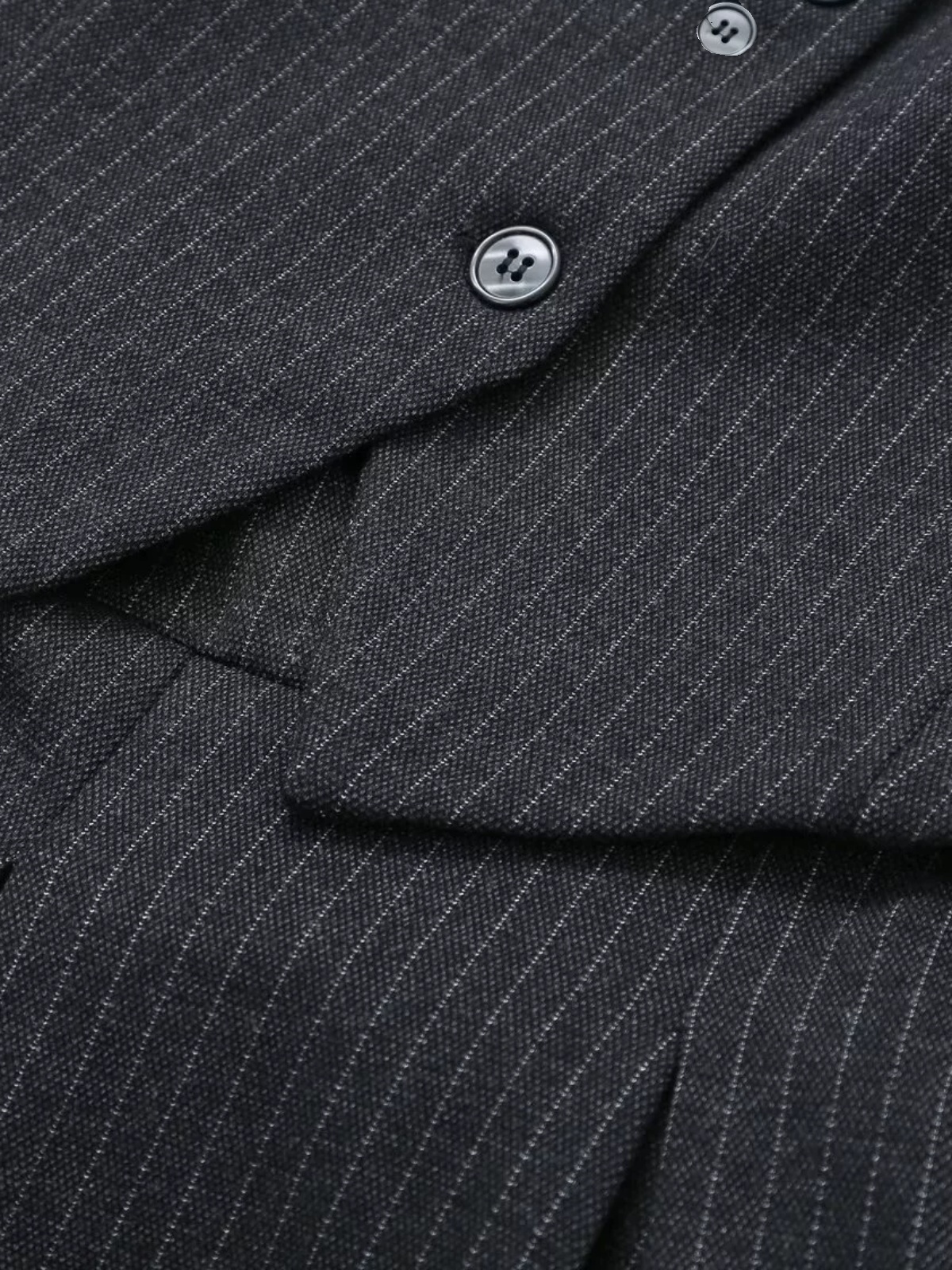 OD118: váy vest sọc xếp ly