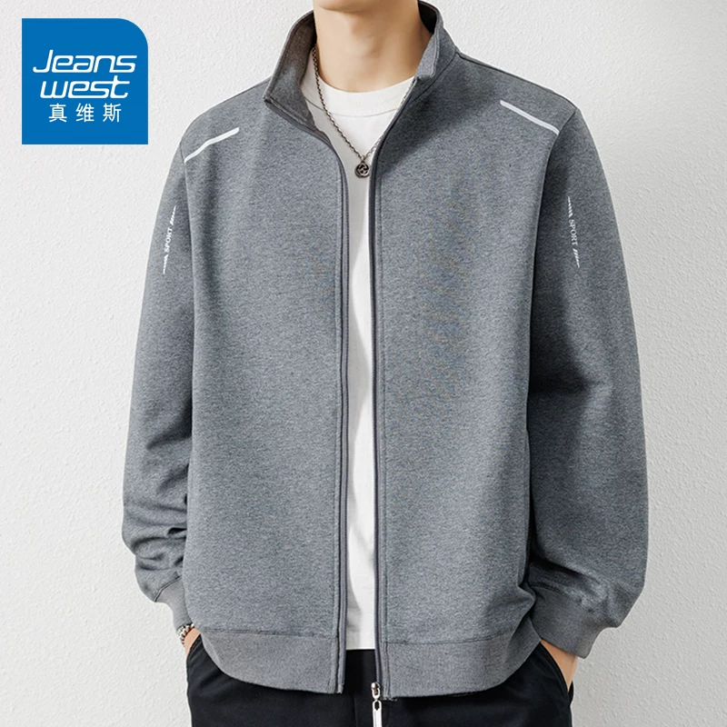 OH013: Áo cardigan nỉ cổ đứng Jeanswest dành cho nam