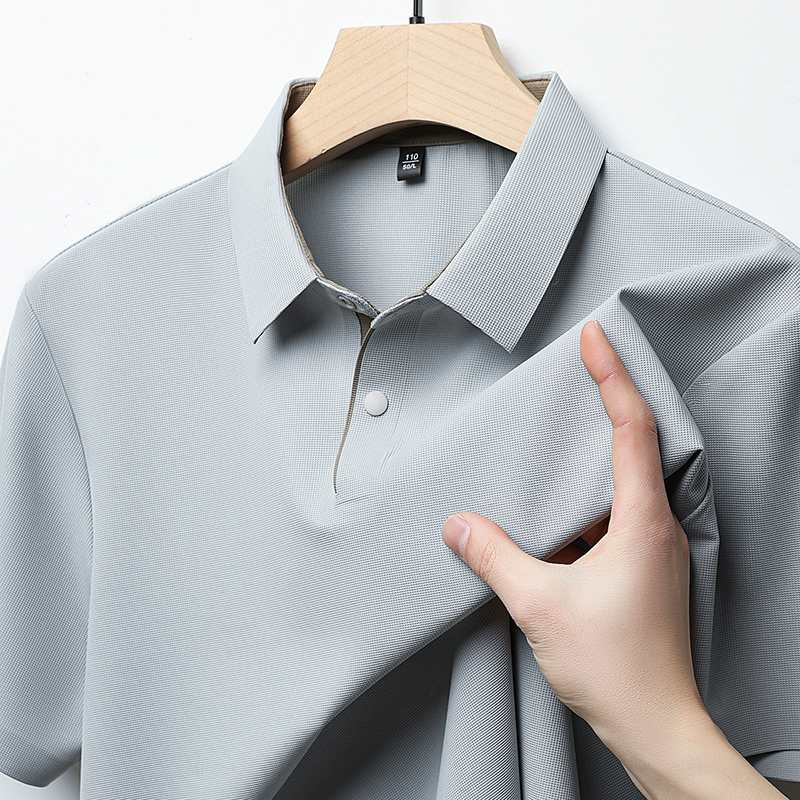 OE937: Áo thun polo tay ngắn Romon dành cho nam cao cấp ve áo