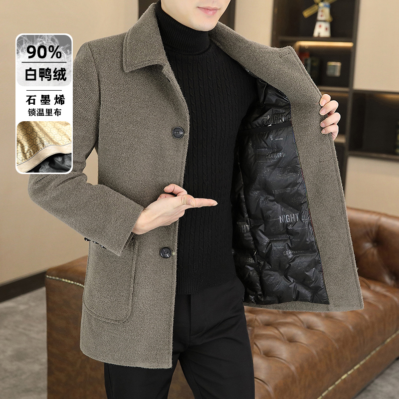 OE072: áo khoác nam cao cấp Slim Fit Plus Nhung Dày