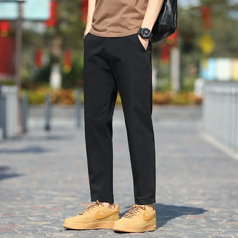 OH170: Quần dài lửng nam Cartie dáng ôm, thời trang, ống thẳng,