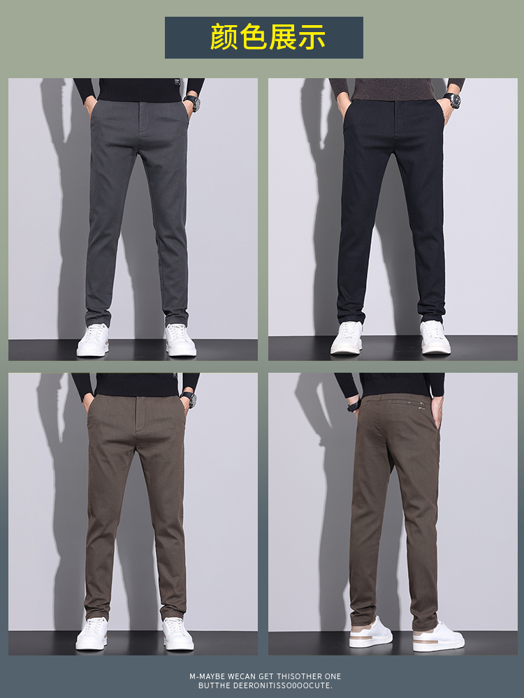 Mã B007: Quần âu công sở nam cao cấp phong cách mới thẳng slim plus