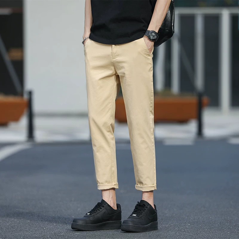 OH170: Quần dài lửng nam Cartie dáng ôm, thời trang, ống thẳng,