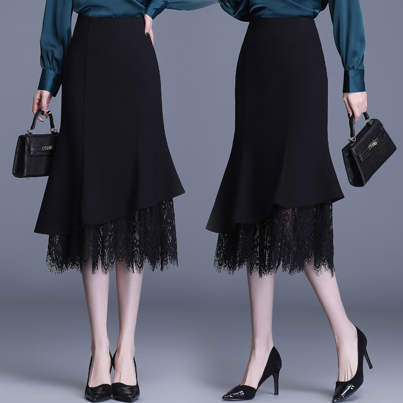 OD219: chân váy dáng dài sang trọng