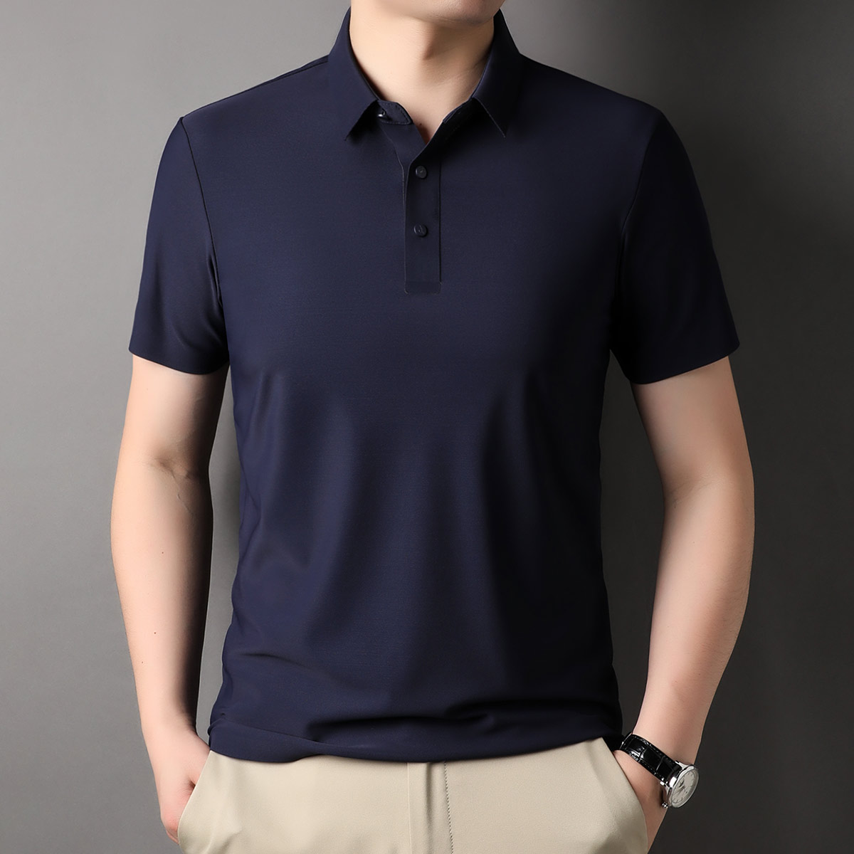 OD328: áo sơ mi nam polo áo thun nam ngắn tay