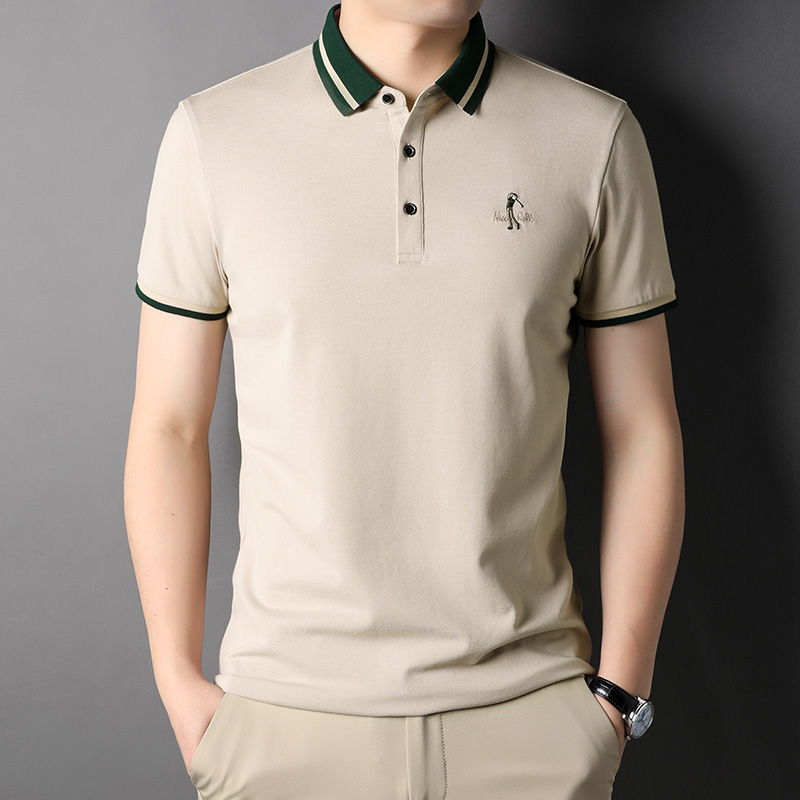 OD303: áo sơ mi nam cao cấp polo cổ phối chất cotton