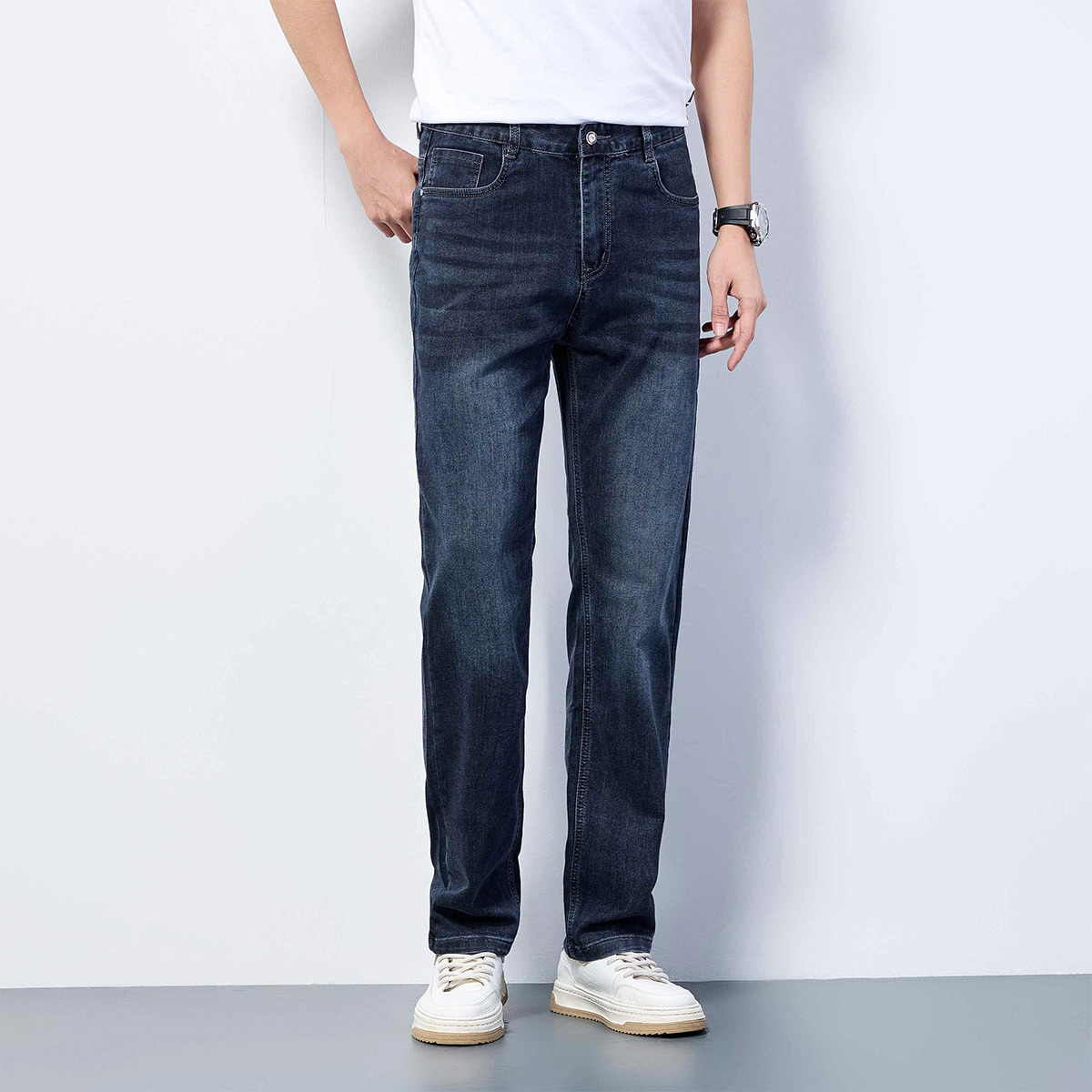 OE688: Quần Jeans nam cao cấp Cotton Quần Dài Co Giãn Thoáng Khí Quần Dài nam cao cấp