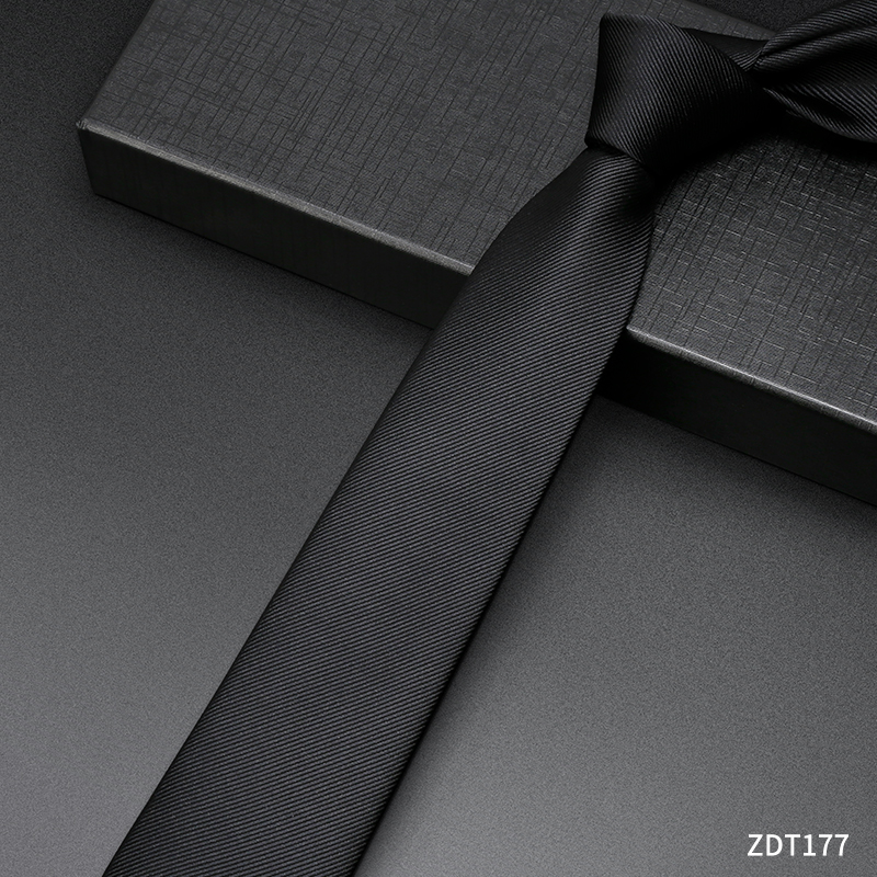 OD403: Cà vạt nam màu đen công sở chuyên nghiệp