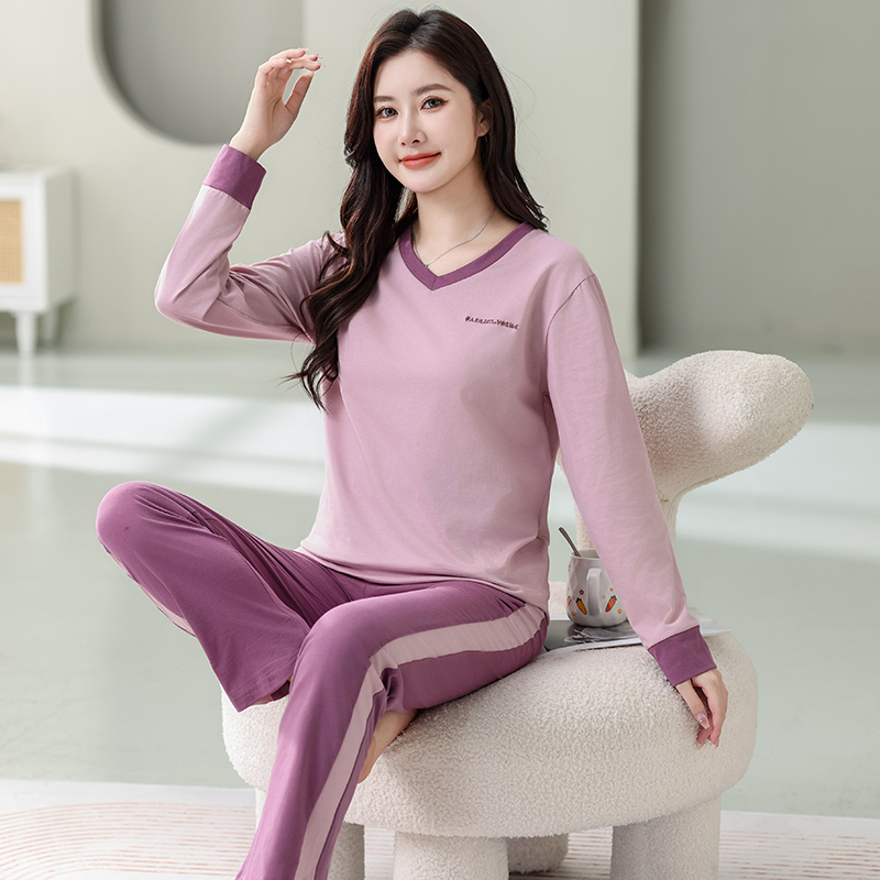 OE528: Bộ đồ ngủ cho nữ SPNN tay dài bằng cotton