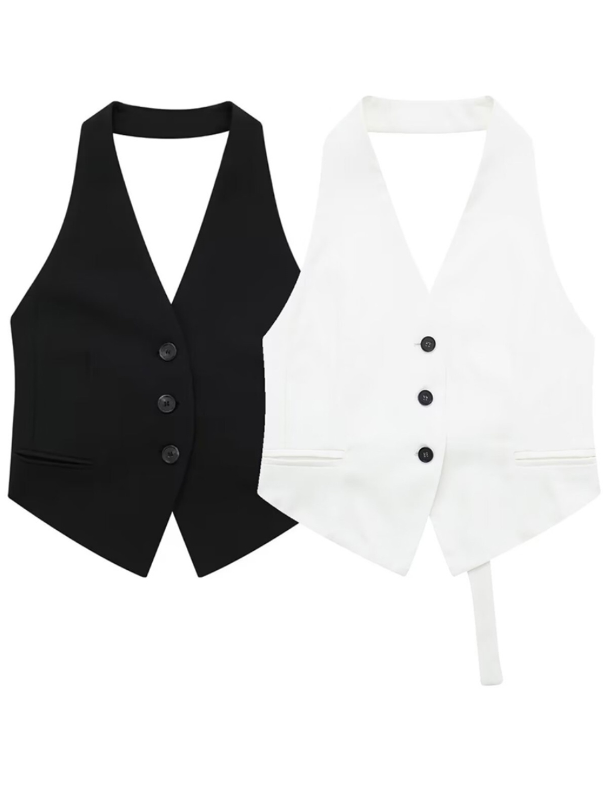 OD120: Áo khoác vest nữ hở lưng sơ mi