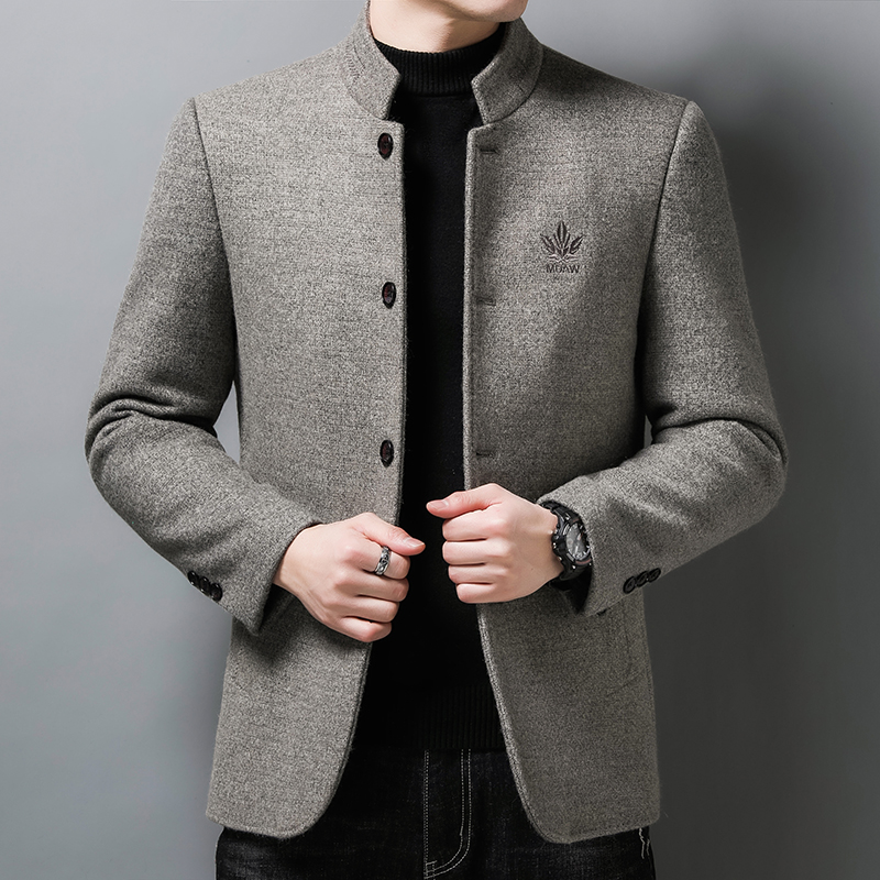 Mã B256: Áo Khoác Nam Cổ Đứng