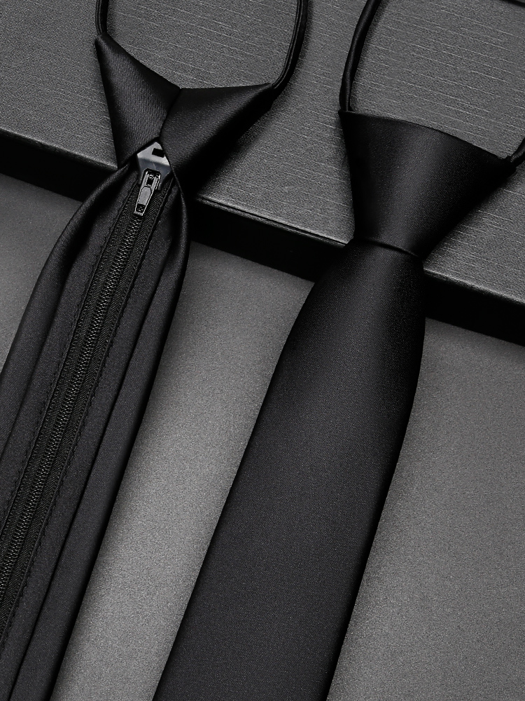 OD403: Cà vạt nam màu đen công sở chuyên nghiệp