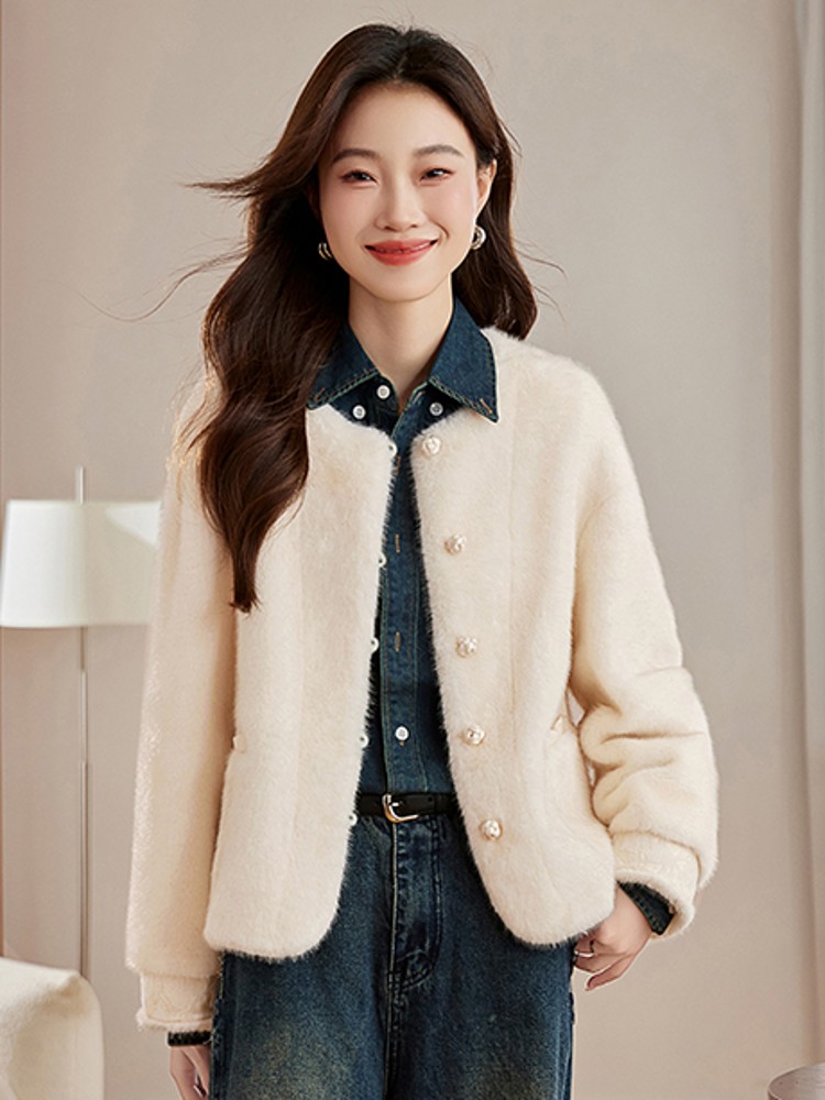 OC949: Áo khoác lông nữ cao cấp