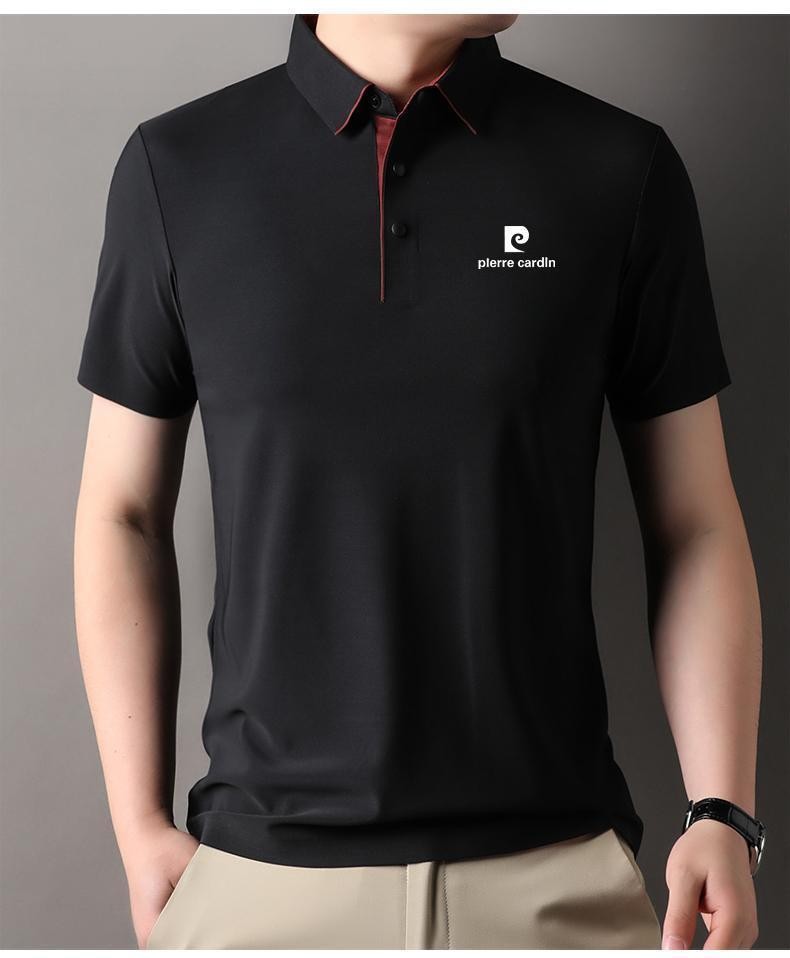 OE663: Áo thun polo ve mới cho nam cao cấp trung niên