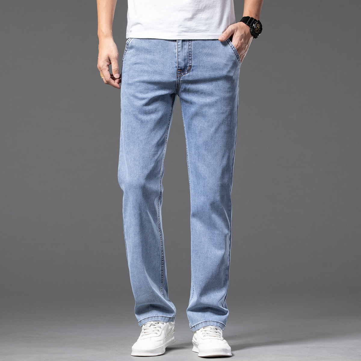 OD338: Quần jean nam quần dài cotton co giãn