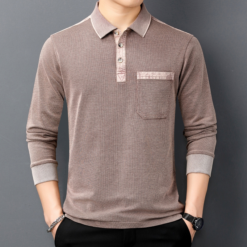 OD260: Áo thun nam ATN dài tay cổ áo polo cổ sơ mi